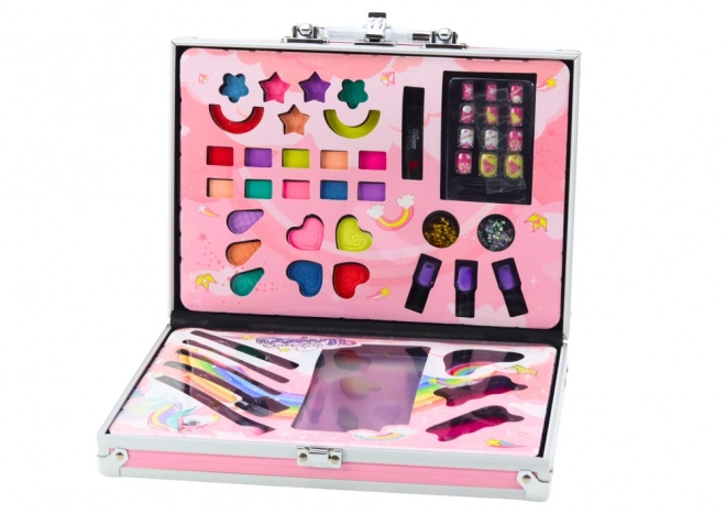 Beauty Set in a Suitcase Stíny Štětce Laky Růžová