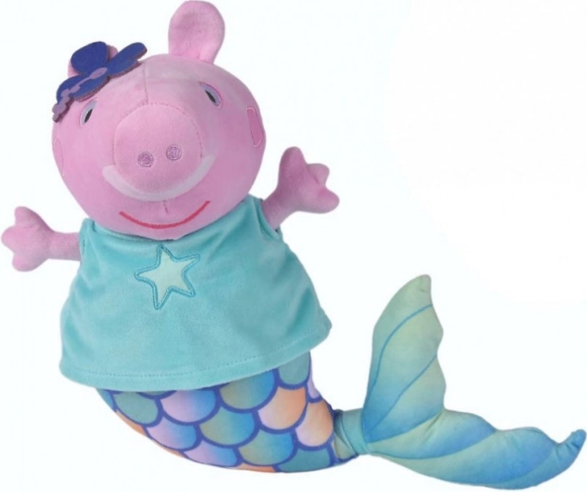 Plyšové prasátko Peppa Mořská panna 30 cm