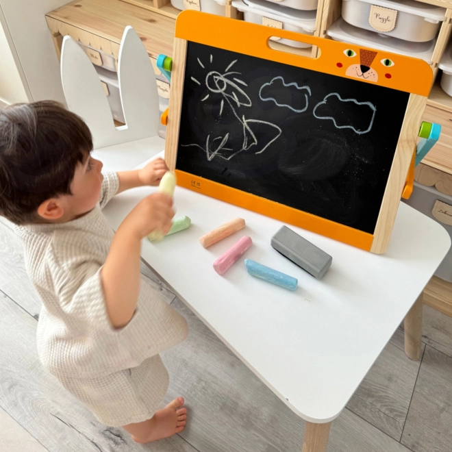 Dětská magnetická a křídová tabule 2v1 Tooky Toy