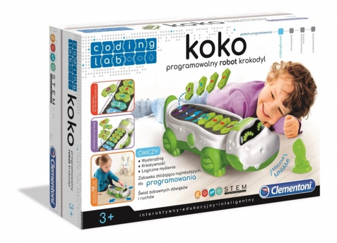 Robot Coding Lab Koko Programovatelný robot Krokodýl