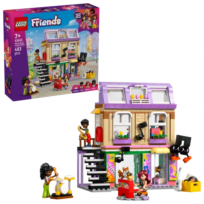 LEGO Friends obchod s hudebninami a byt