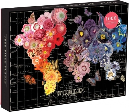 galison puzzle kvetoucí země 1000 dílků