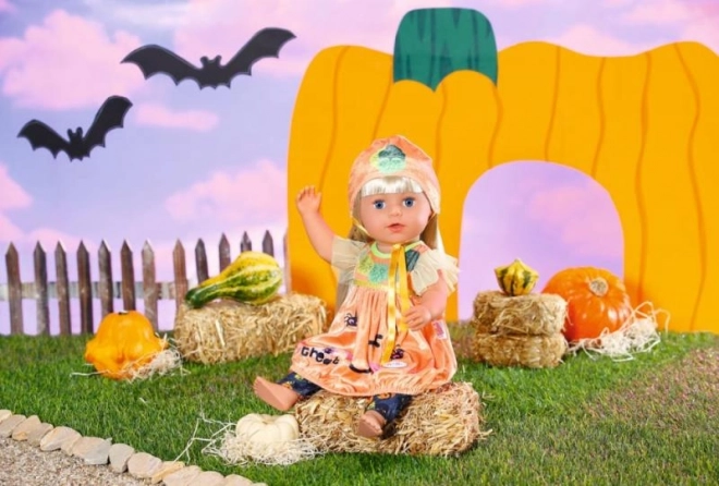 BABY born halloweenský kostým dýně