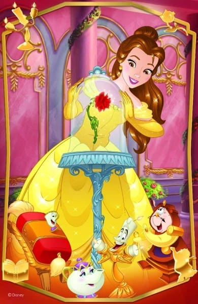 Minipuzzle Krásné princezny/Disney Princess 54 dílků