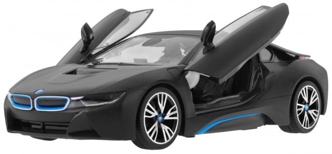 BMW i8 černé RASTAR 1:14 auto na dálkové ovládání + 2,4 GHz dálkové ovládání