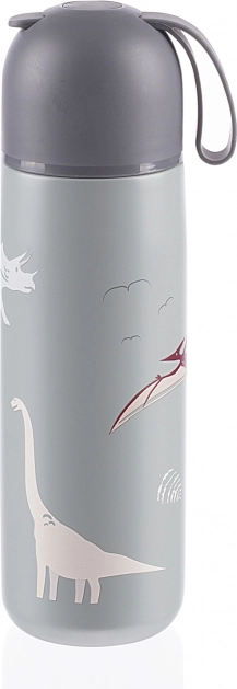 Nerezová dětská termoska s dinosauřím motivem 400 ml