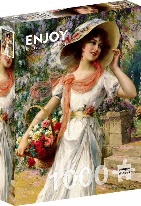Puzzle Květinová zahrada od Emila Vernona 1000 dílků