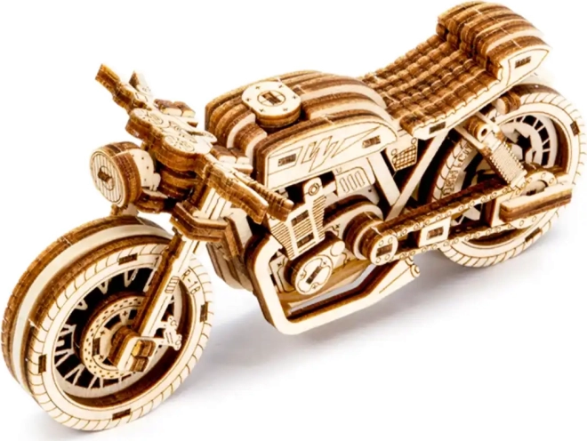 Dřevěné 3D puzzle - Motocykl Cafe Racer