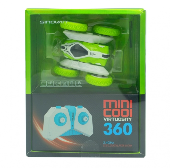 Kaskadérské RC auto mini zelené