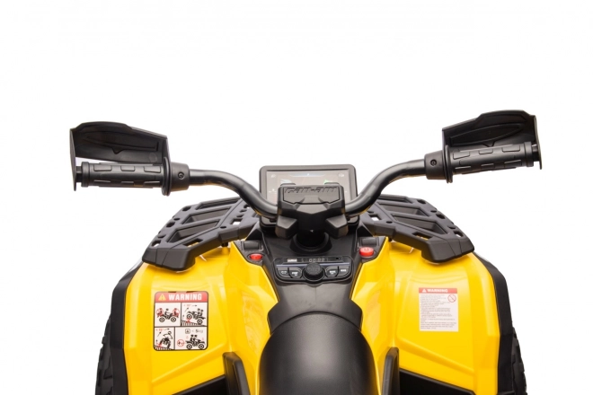 Dětská čtyřkolka Can Am Outlander ATV žlutá