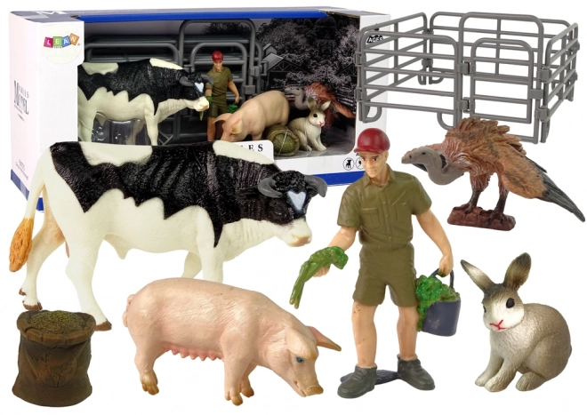 velká sada figurek zvířat domácí farma