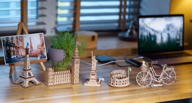 Ugears 3D dřevěné puzzle Eiffelova věž