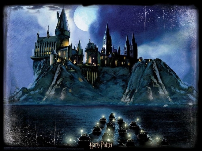 Puzzle Harry Potter: Příjezd do Bradavic 3D