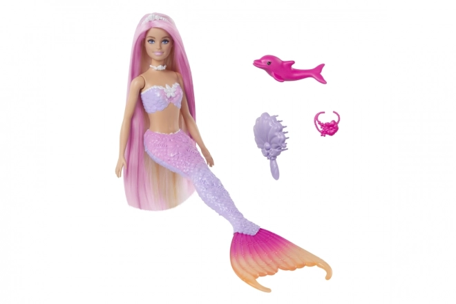 Lalka Barbie Malibu měnící barvu mořská panna
