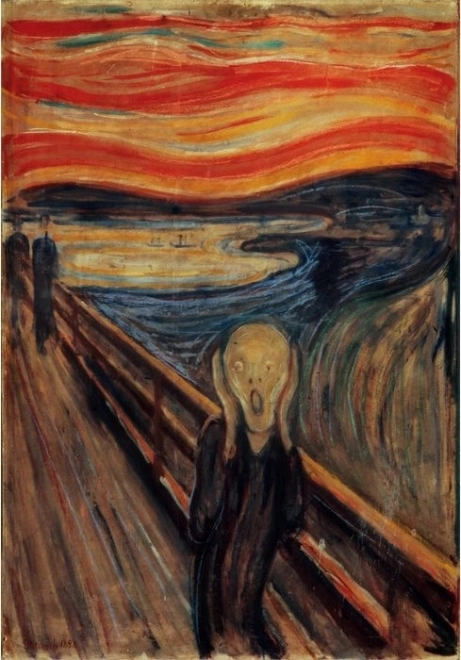 Puzzle 1000 dílků Kompaktní muzeum L'urlo Di Munch