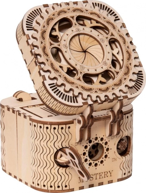 RoboTime 3D dřevěné mechanické puzzle Šperkovnice
