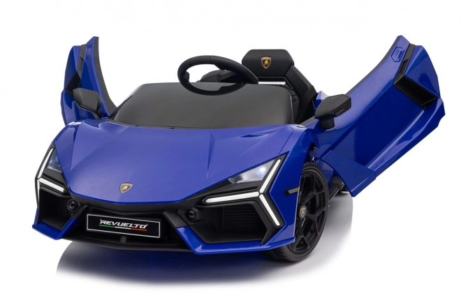 Dětský vůz lamborghini revuelto modrý