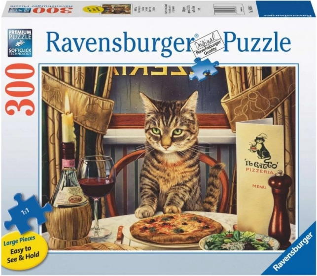 Puzzle 2D Velký Formát - Večeře o samotě 300 dílků