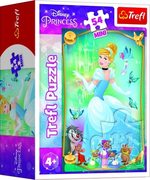 Minipuzzle Krásné princezny/Disney Princess 54 dílků