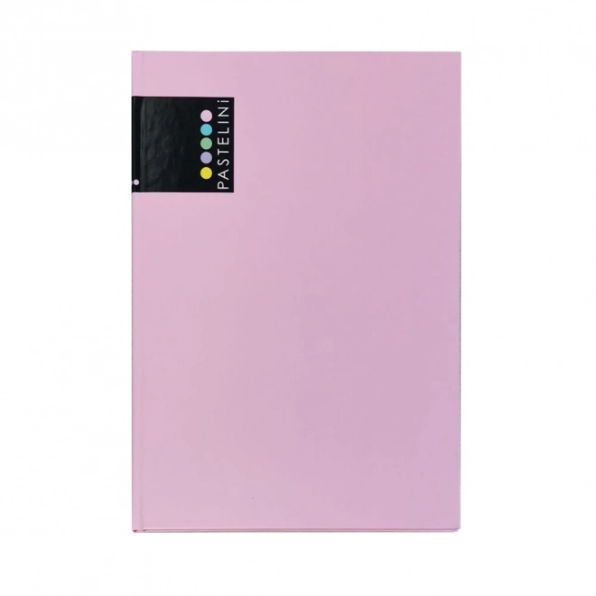 Záznamní kniha A4 PASTELINI, růžová, matná laminace, 96 linkovaných listů
