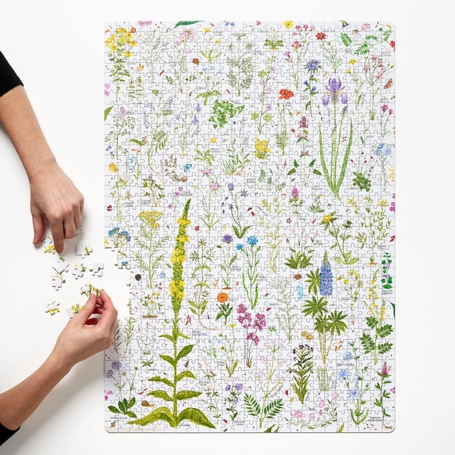 Puzzle 1000 prvků Puzzlove Polní květiny
