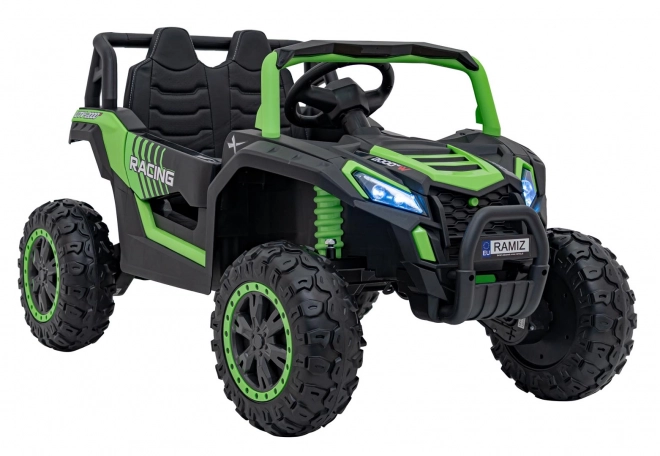 Dětské elektrické auto Buggy UTV 2000M Racing Zelené