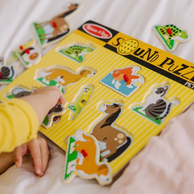 Zvukové puzzle - Domácí zvířata