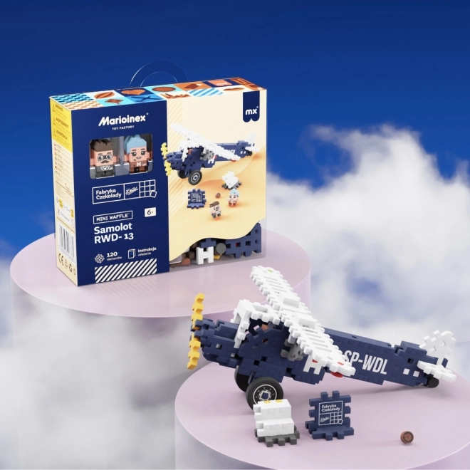 Mini Waffle – E.Wedel Samolot RWD-13 stavebnice - 120 dílů