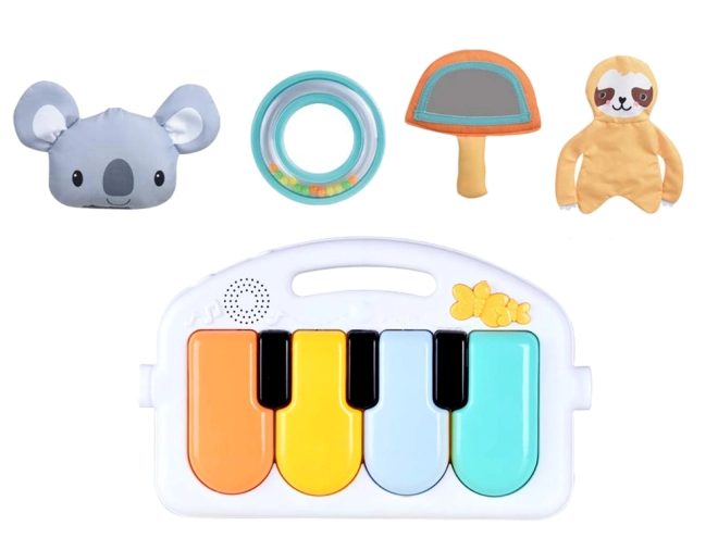 Interaktivní pianínko se světly a melodiemi