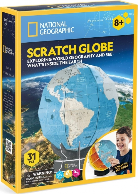 Puzzle 3D National Geographic Globe