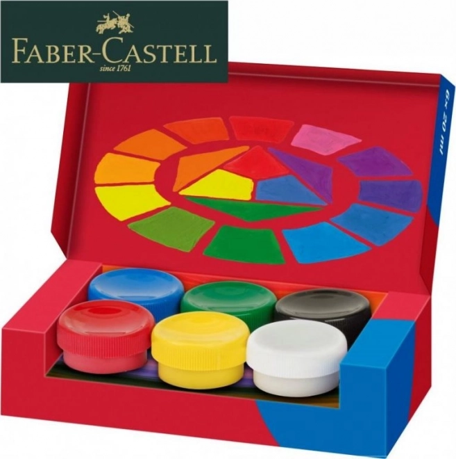 Temperové barvy Faber-Castell 6x20ml