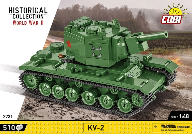 Historická sbírka WW2 těžký tank KV-2