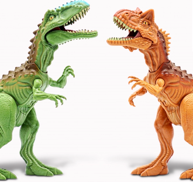 Primal Clash! Dino bitva set Carnotaurus vs Gigantosaurus, figurky 21 cm