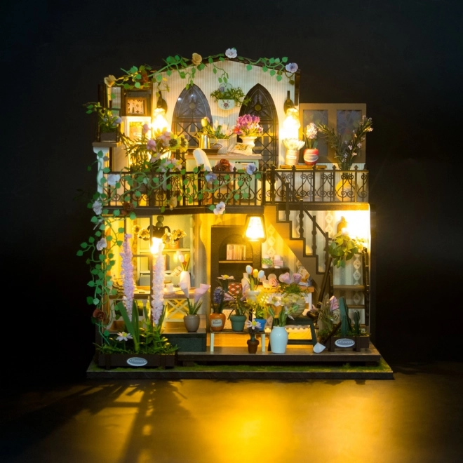 Miniatura domečku Darcyin květinový dům