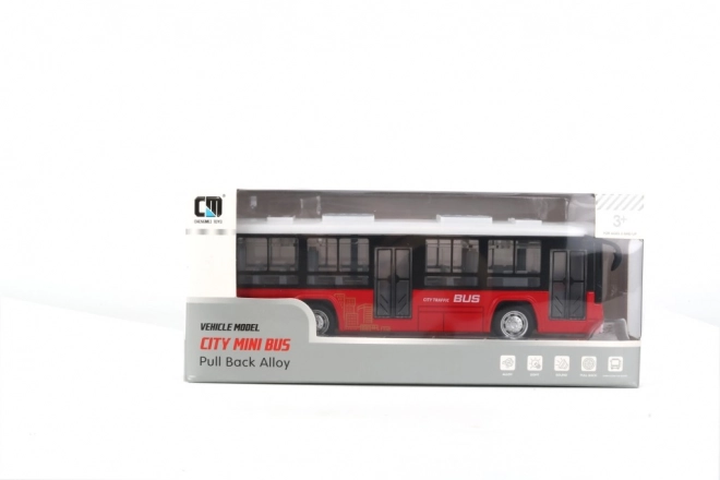 Hračka autobus červený