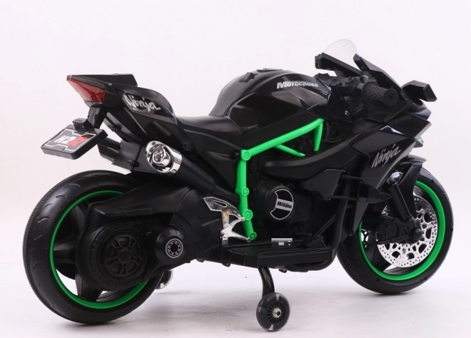 Černý akumulátorový motor pro děti CHUANQIH2R