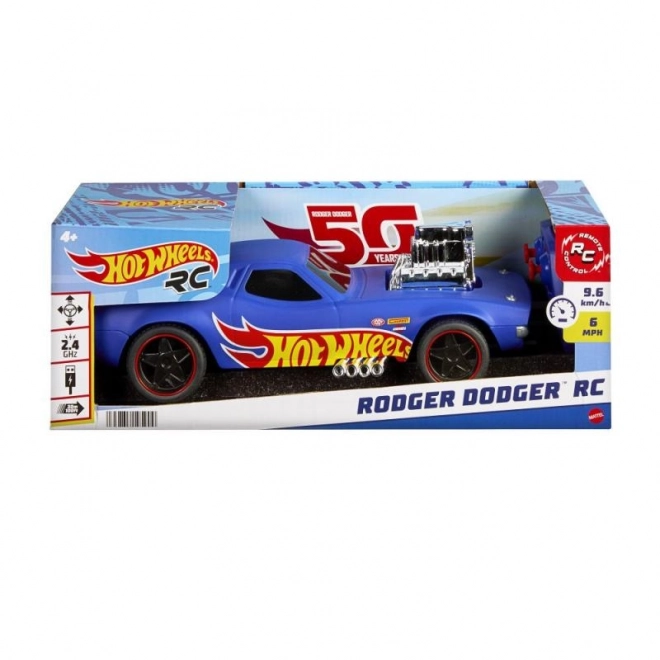 Dálkově ovládané auto Hot Wheels Rodger Dodger 1:16