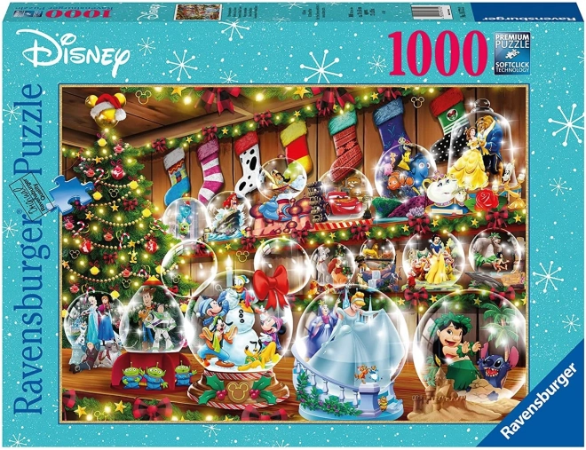 Puzzle 1000 prvků Disneyho Vánoce