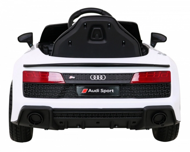 Audi R8 LIFT Bateriové auto + dálkové ovládání + EVA kola + MP3 + LED – Bílé
