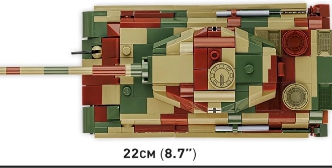 Model tanku Tiger II Königstiger z plastových kostiček