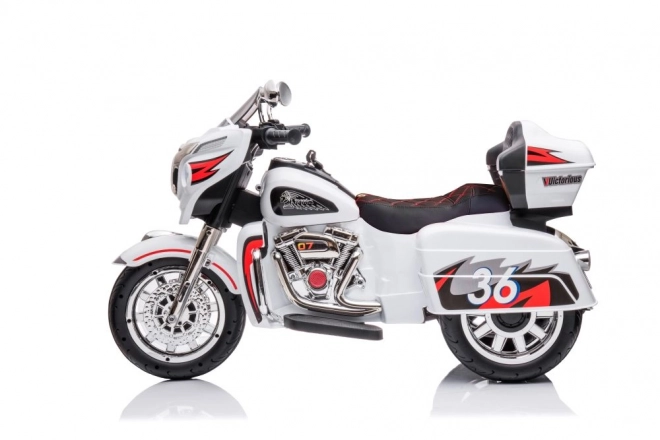 Nabíjecí tříkolová motorka Goldwing White