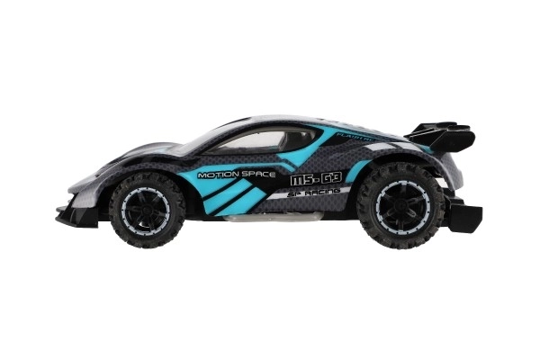 RC sportovní auto 2,4GHz šedo-tyrkysové 20cm – Šedo-tyrkysové