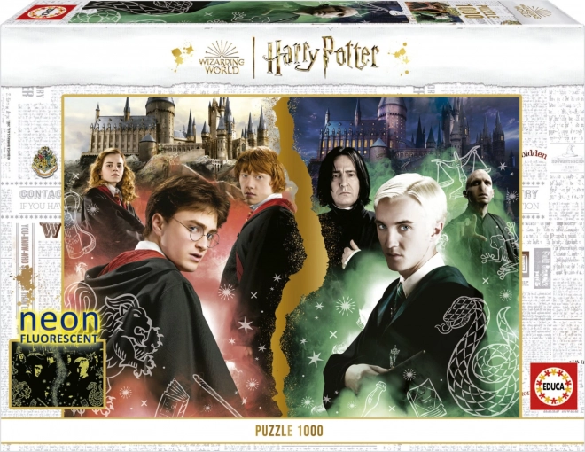 EDUCA Svítící puzzle Harry Potter 1000 dílků