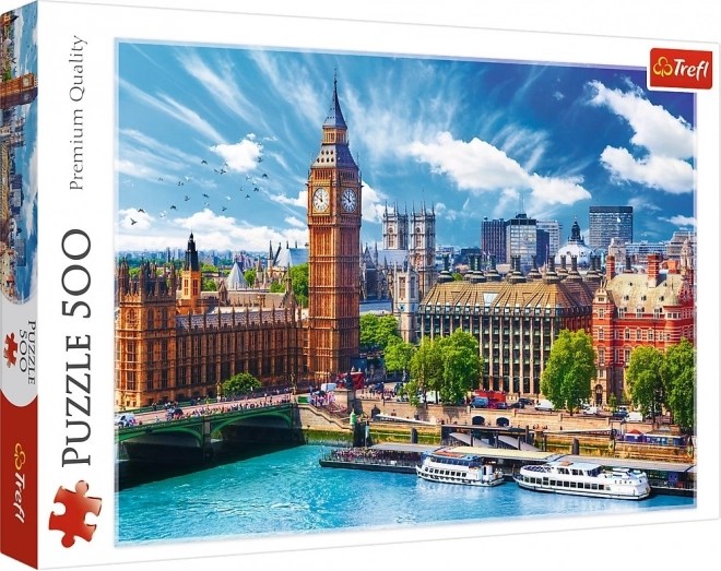 Puzzle 500 dílků slunečný Londýn – TREFL