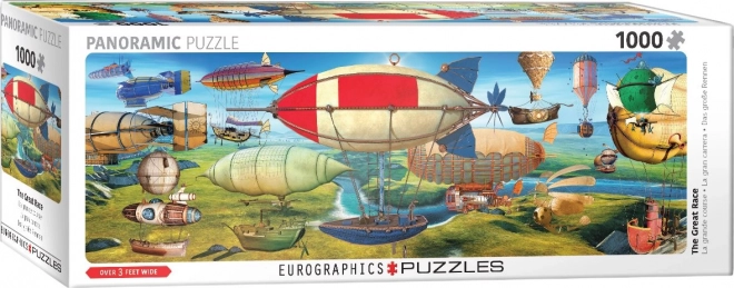 Panoramatické puzzle Velký závod 1000 dílků