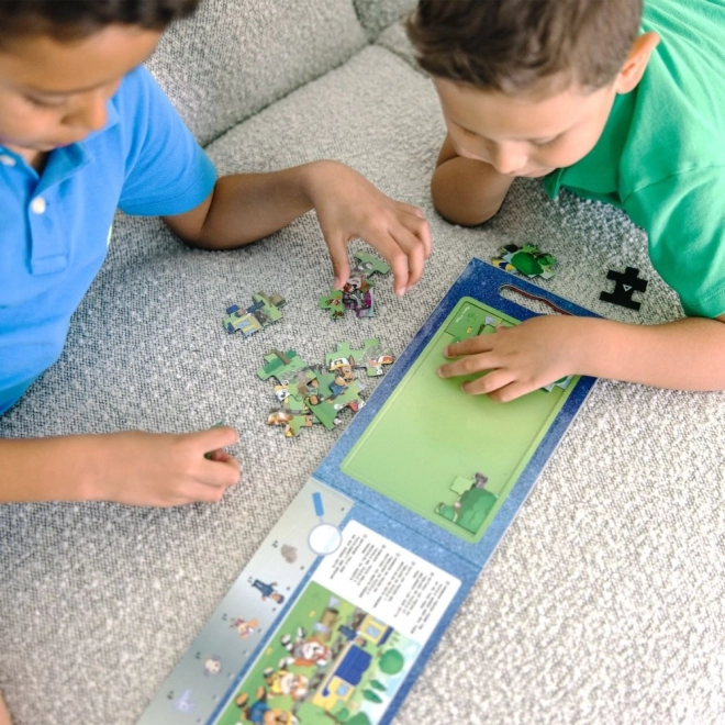 Magnetické puzzle Paw Patrol - nákladní auta