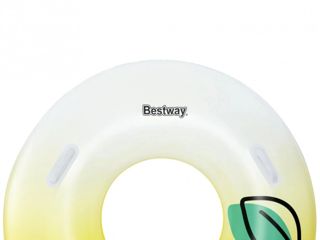 Bestway nafukovací plavecký kruh s držadly Citrónka