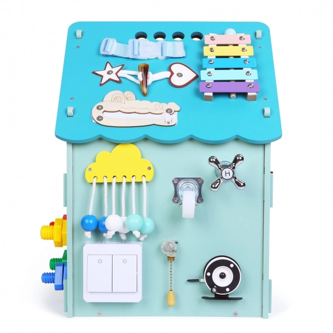 2Kids Toys Activity board Domeček – Modrý