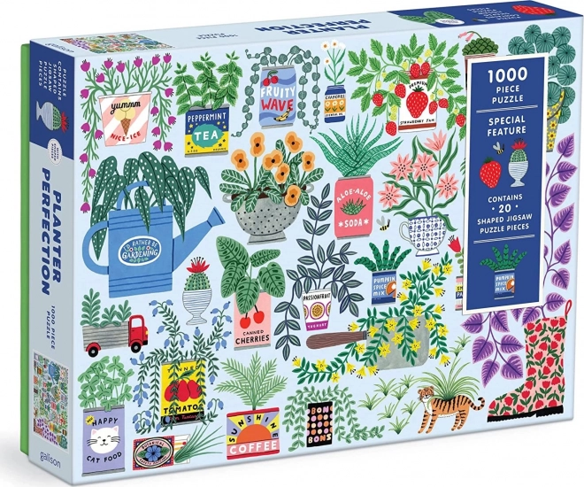 Galison Puzzle Sázení květin 1000 dílků
