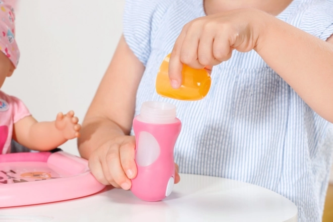 Interaktivní lahvička a lžička pro panenky BABY Born